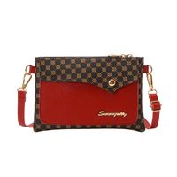 Women's Small Pu Leather Color Block Fashion Square Zipper Crossbody Bag main image 5