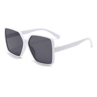 Unisex Fashion Solid Color Ac Square Full Frame Sunglasses sku image 6