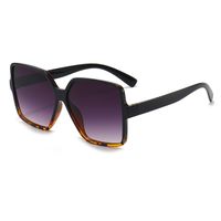 Unisex Fashion Solid Color Ac Square Full Frame Sunglasses sku image 5