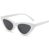 Unisex Retro Solid Color Ac Cat Eye Full Frame Sunglasses main image 5