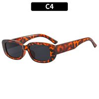 Retro Solid Color Pc Square Full Frame Women's Sunglasses sku image 4