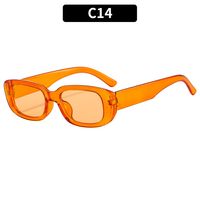 Retro Solid Color Pc Square Full Frame Women's Sunglasses sku image 14