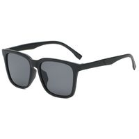 Unisex Casual Solid Color Ac Square Full Frame Sunglasses sku image 1