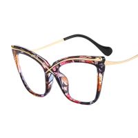 Fashion Solid Color Pc Cat Eye Full Frame Optical Glasses main image 2