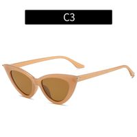 Women's Fashion Solid Color Ac Cat Eye Full Frame Sunglasses sku image 3