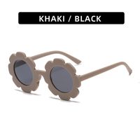 Cute Flower Pc Round Frame Full Frame Kids Sunglasses sku image 35