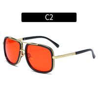 Unisex Fashion Solid Color Ac Round Frame Full Frame Sunglasses sku image 2