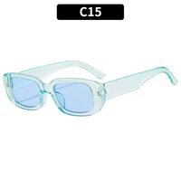 Retro Solid Color Pc Square Full Frame Women's Sunglasses sku image 15