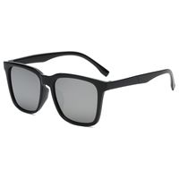 Unisex Casual Solid Color Ac Square Full Frame Sunglasses sku image 3