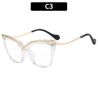 Fashion Solid Color Pc Cat Eye Full Frame Optical Glasses sku image 3