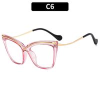 Fashion Solid Color Pc Cat Eye Full Frame Optical Glasses sku image 6