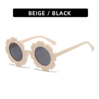 Cute Flower Pc Round Frame Full Frame Kids Sunglasses sku image 27