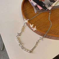 Sweet Bow Knot Alloy Plating Artificial Pearls Women's Necklace 1 Piece main image 3