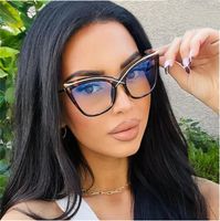 Fashion Solid Color Pc Cat Eye Full Frame Optical Glasses main image 3