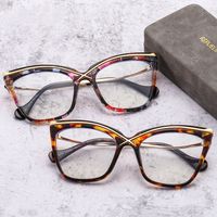 Fashion Solid Color Pc Cat Eye Full Frame Optical Glasses main image 1