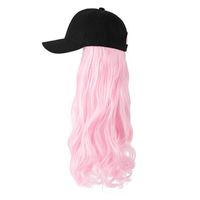 Women's Simple Style Pink Casual High Temperature Wire Curls Wigs main image 7