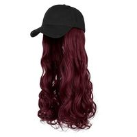 Women's Casual Wine Red Casual High Temperature Wire Curls Wigs main image 5