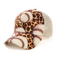 Unisex Simple Style Cattle Leopard Printing Curved Eaves Baseball Cap main image 2