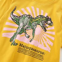 موضة ديناصور 100٪ قطن تي-قمصان و قمصان main image 3