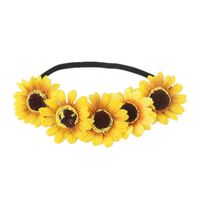 Pastoral Flower Daisy Cloth Hair Band sku image 1