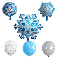 Christmas Snowflake Aluminum Film Party Balloons main image 1