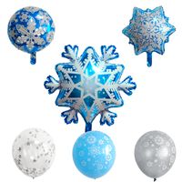 Christmas Snowflake Aluminum Film Party Balloons main image 2