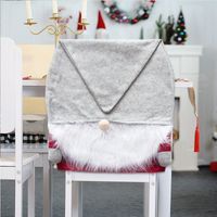 Christmas Fashion Santa Claus Nonwoven Party Chair Cover main image 4