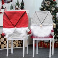 Christmas Fashion Santa Claus Nonwoven Party Chair Cover main image 6