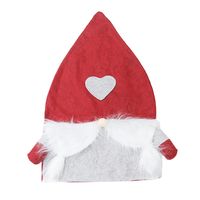 Christmas Fashion Santa Claus Nonwoven Party Chair Cover main image 2