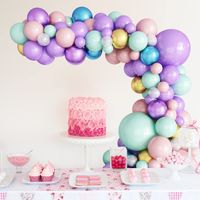 Birthday Colorful Emulsion Party Balloons 119 Pieces main image 5
