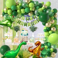 Birthday Dinosaur Aluminum Film Party Balloons 119 Pieces main image 4