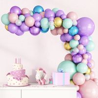Birthday Colorful Emulsion Party Balloons 119 Pieces main image 3