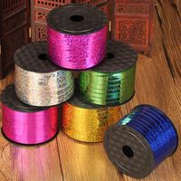Children's Day Birthday Solid Color Plastic Wedding Party Colored Ribbons main image 1