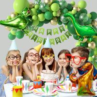 Birthday Dinosaur Aluminum Film Party Balloons 119 Pieces main image 3