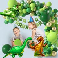Birthday Dinosaur Aluminum Film Party Balloons 119 Pieces main image 2