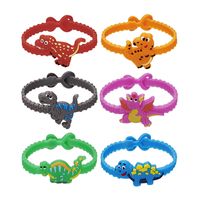 Fashion Dinosaur Silica Gel Epoxy Kid's Wristband 1 Piece main image 5