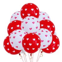 Valentinstag Herzform Emulsion Hochzeit Datum Luftballons 1 Stück main image 1