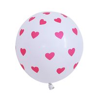 Valentinstag Herzform Emulsion Hochzeit Datum Luftballons 1 Stück main image 4