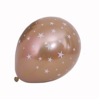 Birthday Star Emulsion Party Balloons 5 Pieces sku image 1