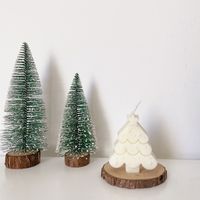 Christmas Christmas Tree Paraffin Party Candle 1 Piece sku image 4
