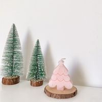 Christmas Christmas Tree Paraffin Party Candle 1 Piece sku image 2