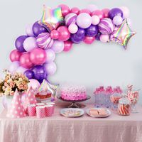 Birthday Colorful Star Emulsion Party Balloons 81 Pieces main image 3