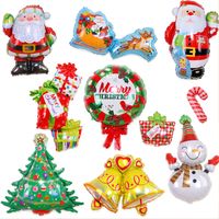 Christmas Christmas Tree Santa Claus Snowman Aluminum Film Party Balloons main image 5