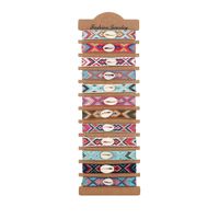 Ethnic Style Geometric Color Block Cotton Braid Women's Bracelets sku image 2