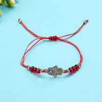 Ethnic Style Devil's Eye Butterfly Alloy Inlay Artificial Crystal Women's Bracelets 12 Pieces main image 5