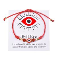 Fashion Devil's Eye Arylic Rope Women's Bracelets sku image 2
