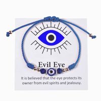 Fashion Devil's Eye Arylic Rope Women's Bracelets sku image 3