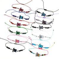 Fashion Unicorn Butterfly Elephant Beaded Rope Women's Bracelets 1 Set main image 3