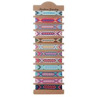 Ethnic Style Geometric Color Block Cotton Braid Women's Bracelets main image 3