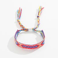 Ethnic Style Geometric Color Block Cotton Braid Women's Bracelets main image 2
